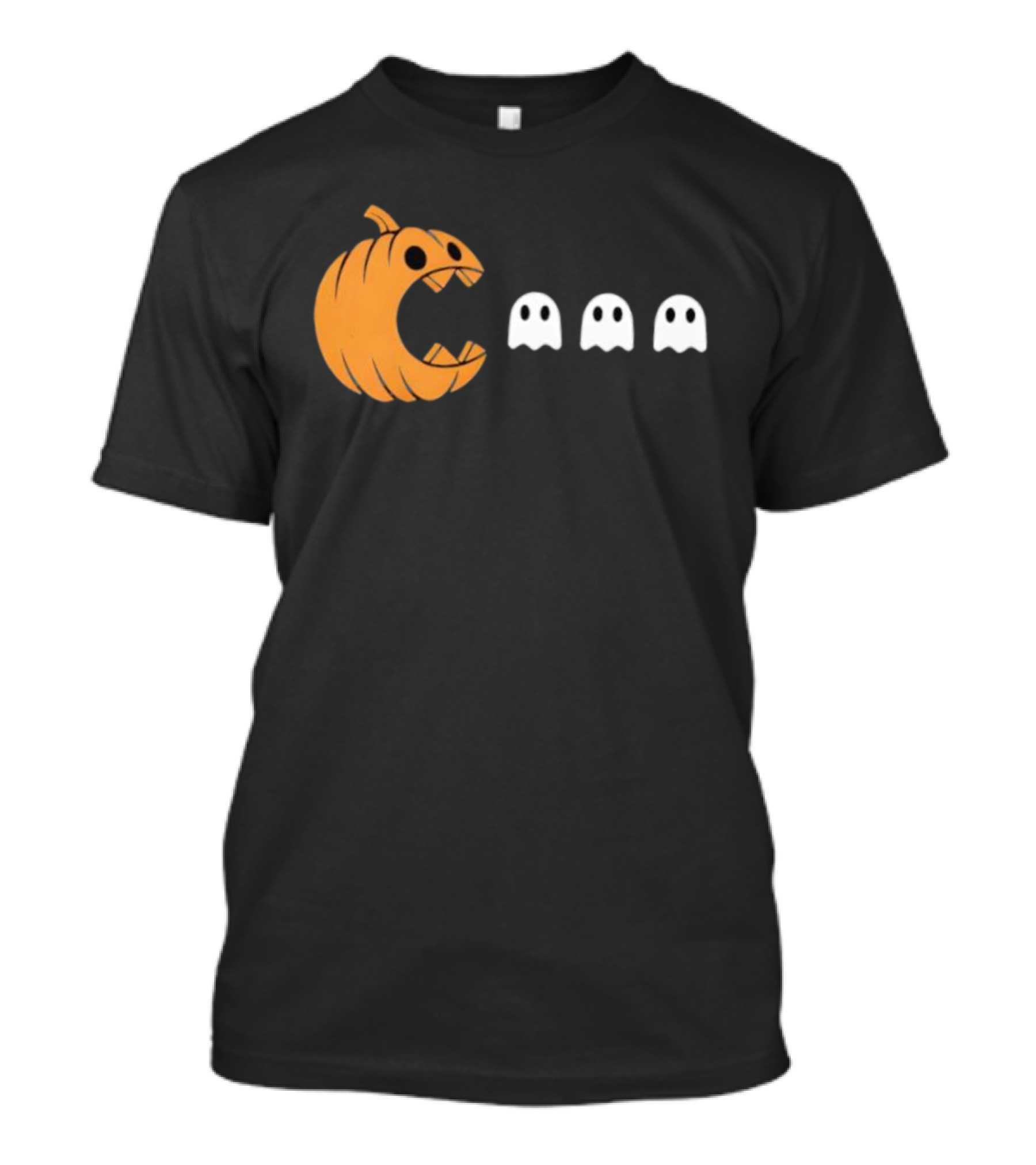 Playful Halloween Pumpkin Ghost Muncher T-Shirt