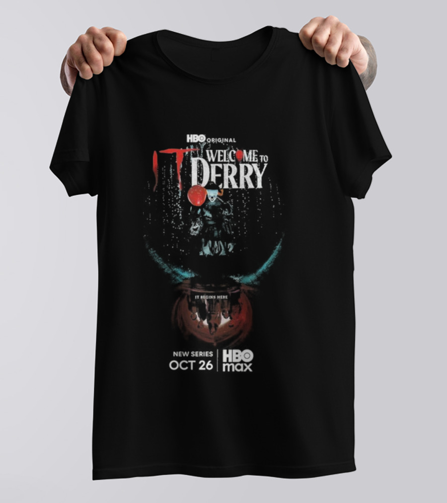 IT Welcome To Derry HBO Max Streaming October 26 2025 Pennywise Horror Series T-Shirt