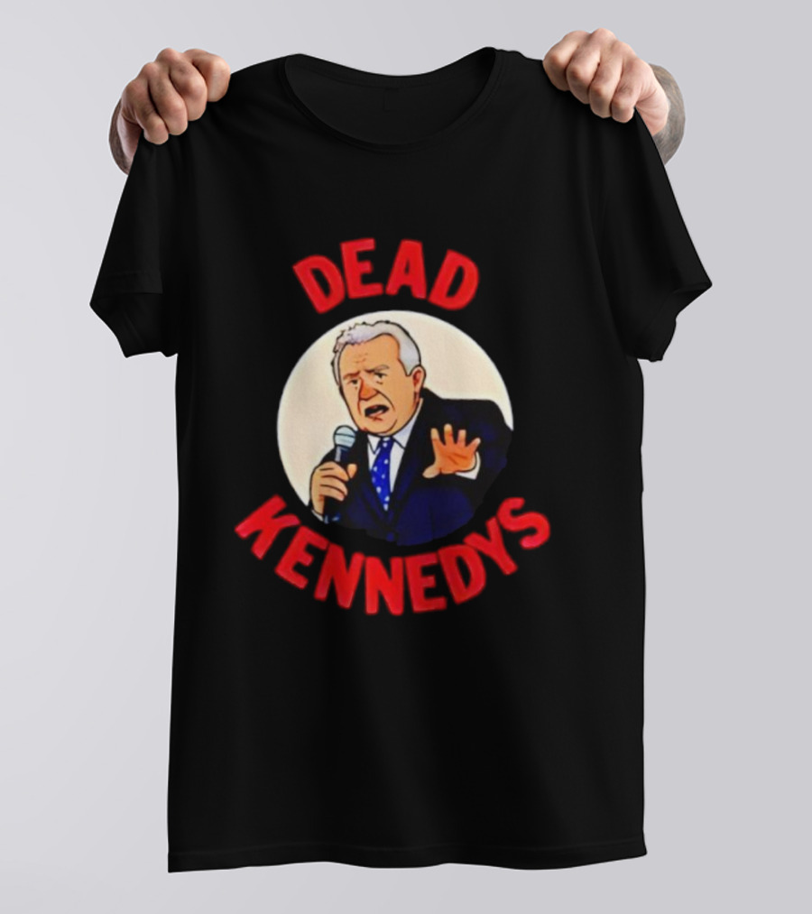 Dead Kennedys Political Parody Microphone Illustration T-Shirt