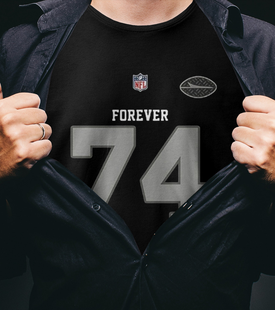 New York Jets Nick Mangold Forever 74 NFL Football T-Shirt