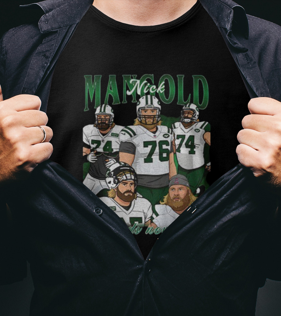Nick Mangold New York Jets Legends Never Die 1984 2025 NFL Football T-Shirt