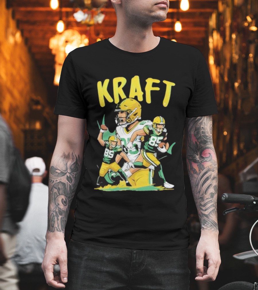 Kraft Football 85 Green Bay Packers Tucker Kraft T-Shirt