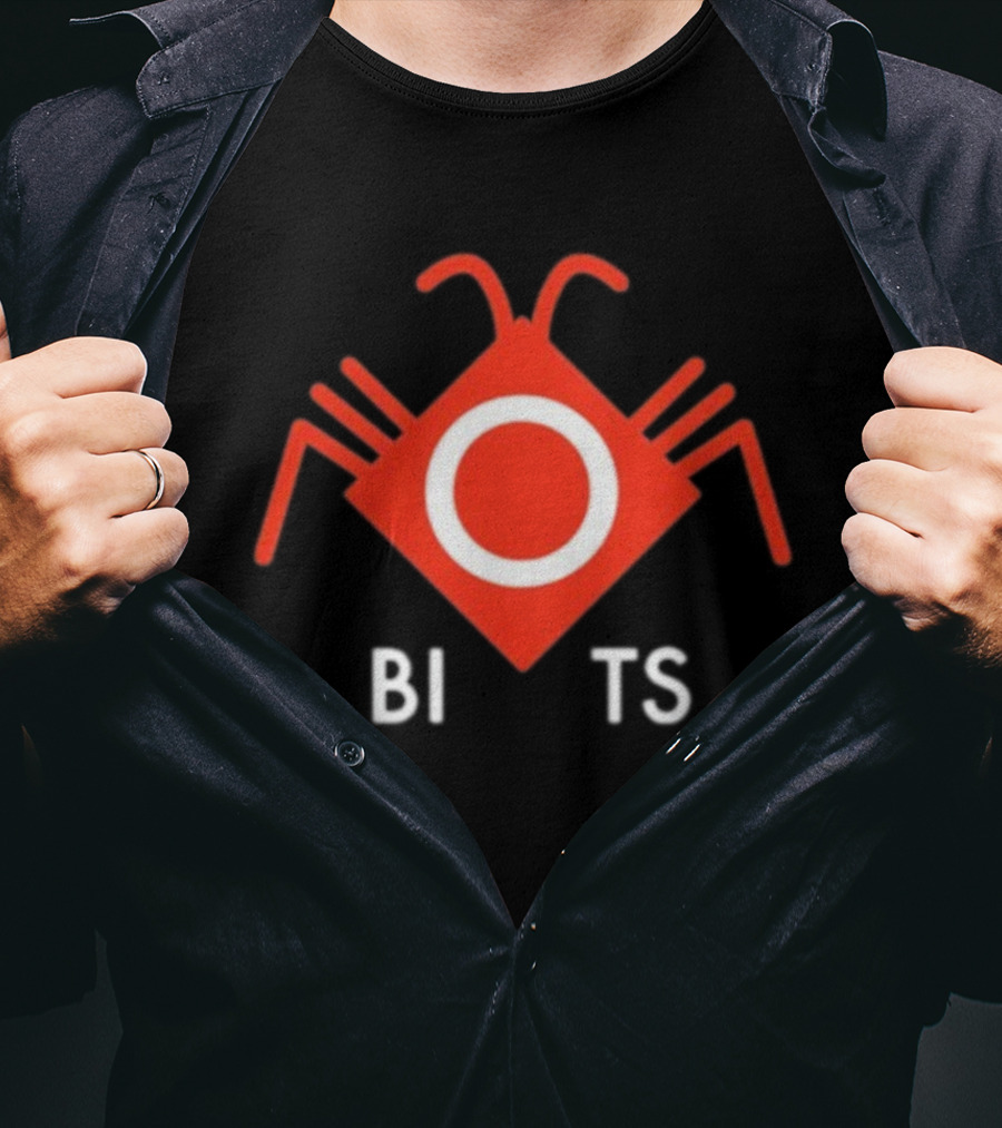 OBITS Bug Red Insect Logo T-Shirt