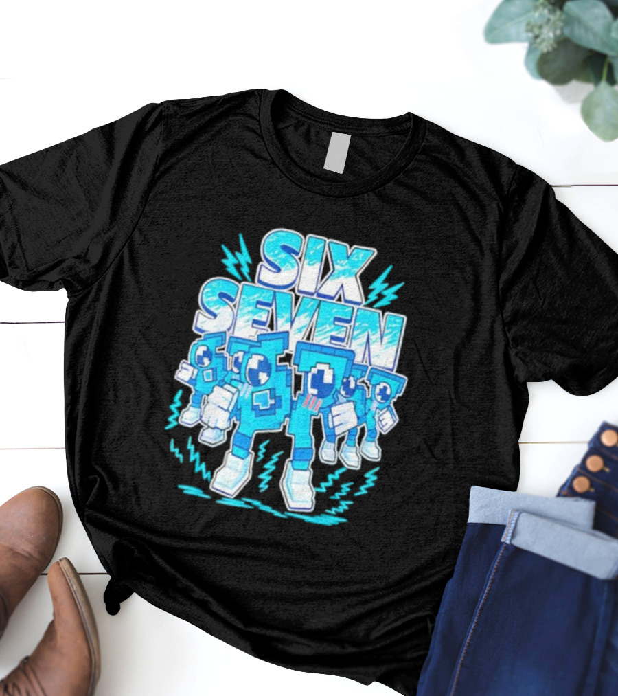 Six Seven Meme 67 Italian Brainrot Birthday T-Shirt