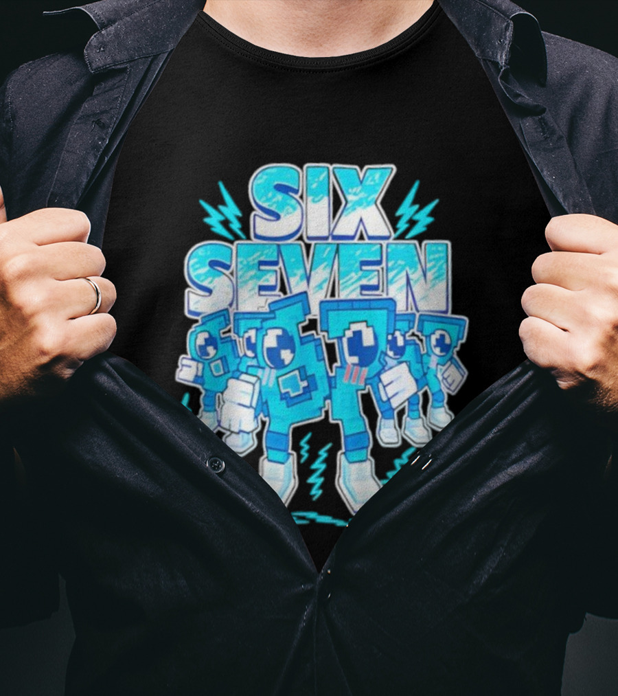 Six Seven Meme 67 Italian Brainrot Birthday T-Shirt