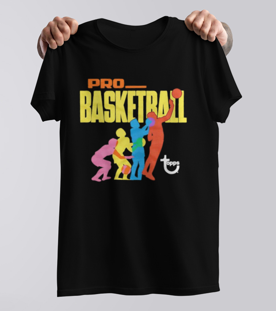 1972 Topps Pro Basketball Retro Silhouettes T-Shirt