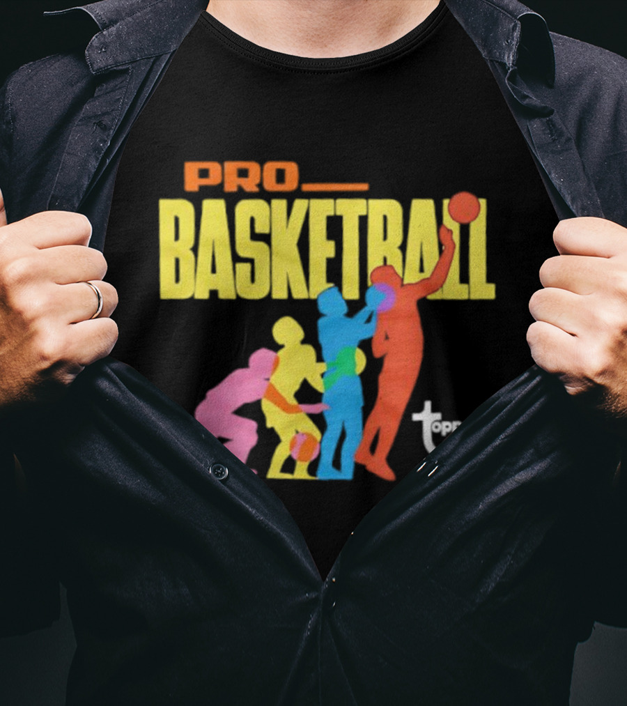 1972 Topps Pro Basketball Retro Silhouettes T-Shirt