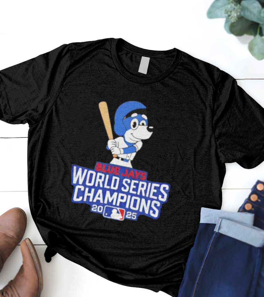 Blue Jays World Series Champions 2025 Bluey Baseball MLB T-Shirt