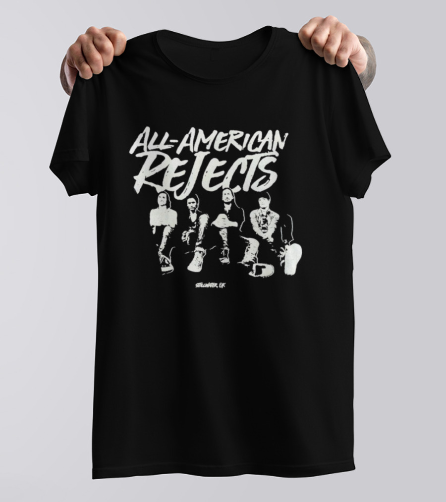 All-American Rejects Tour 2025 Pop Rock Concert Silhouettes T-Shirt