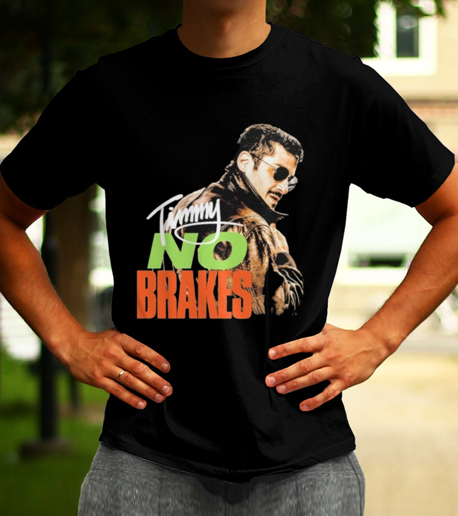 Timmy No Brakes Racing Jacket Sunglasses Style T-Shirt