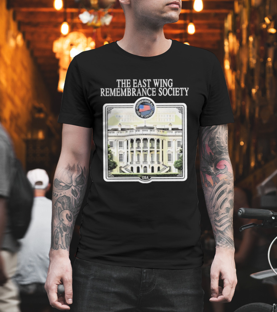 The East Wing Remembrance Society USA Commemorative Day Oval Office T-Shirt