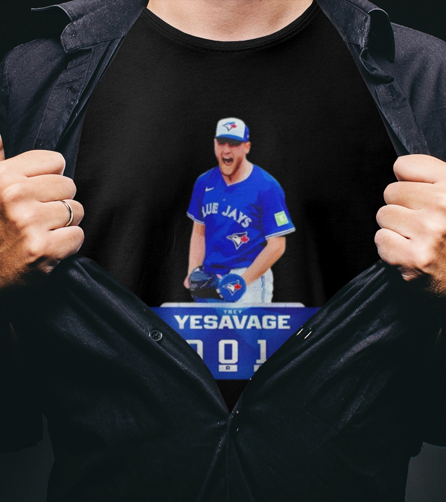 Trey Yesavage Toronto Blue Jays MLB Player World Series 2025 5.1 IP 0 H 1 R 11 K T-Shirt