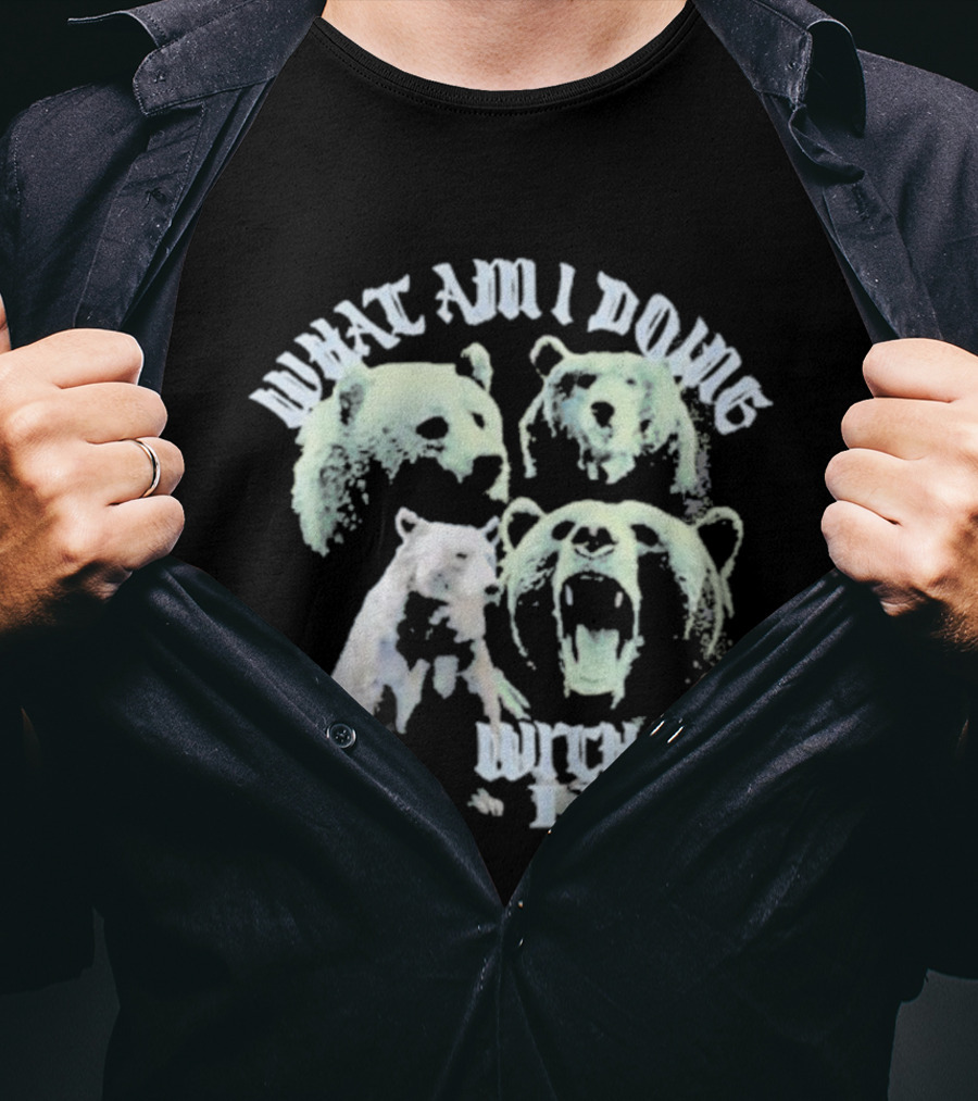 What Am I Doing With My Life Bear Trio Expression T-Shirt