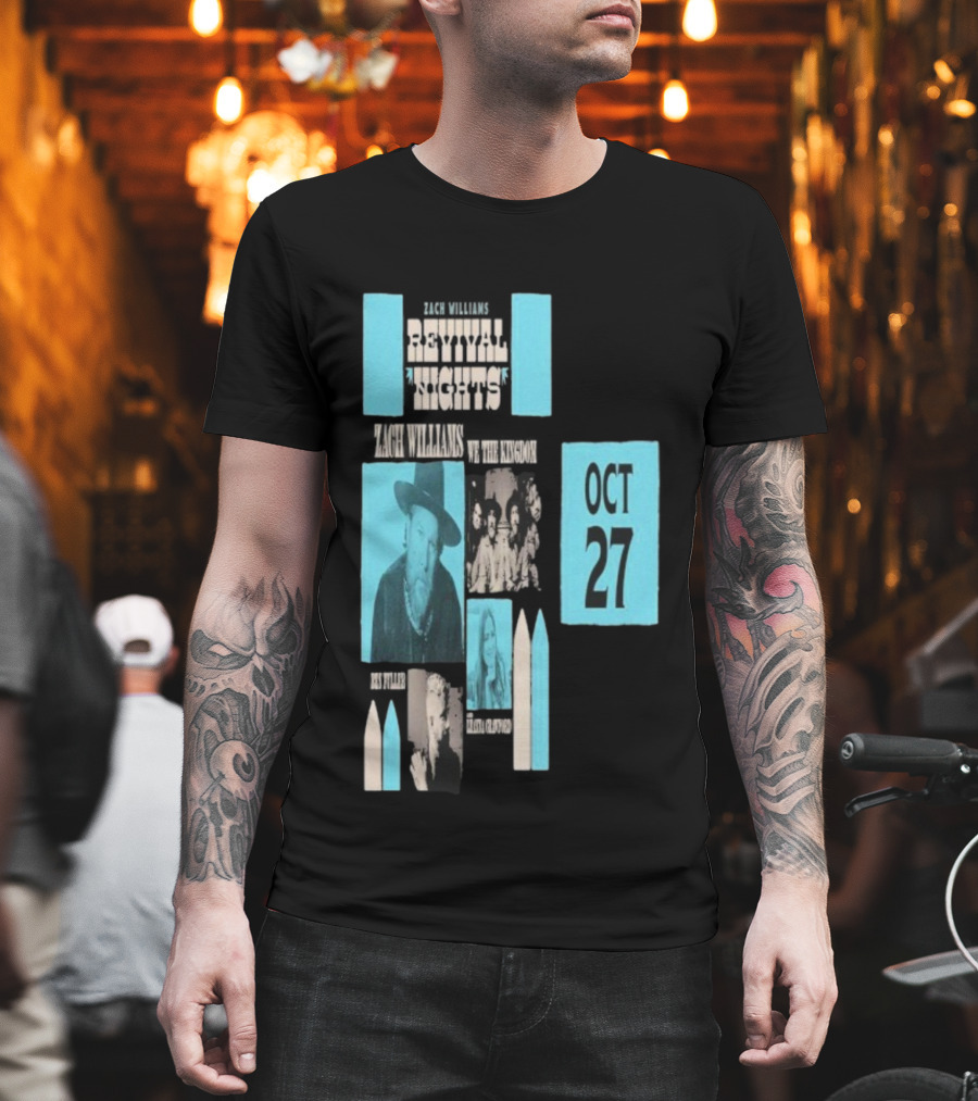 Zach Williams We The Kingdom Revival Nights Red Rocks Oct 27 2025 T-Shirt