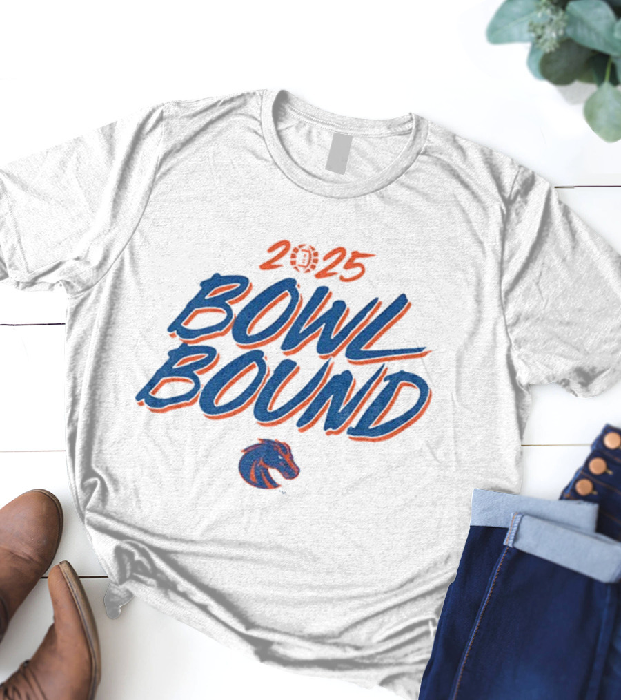 Boise State Broncos Bowl Bound 2025 Football NFL T-Shirt