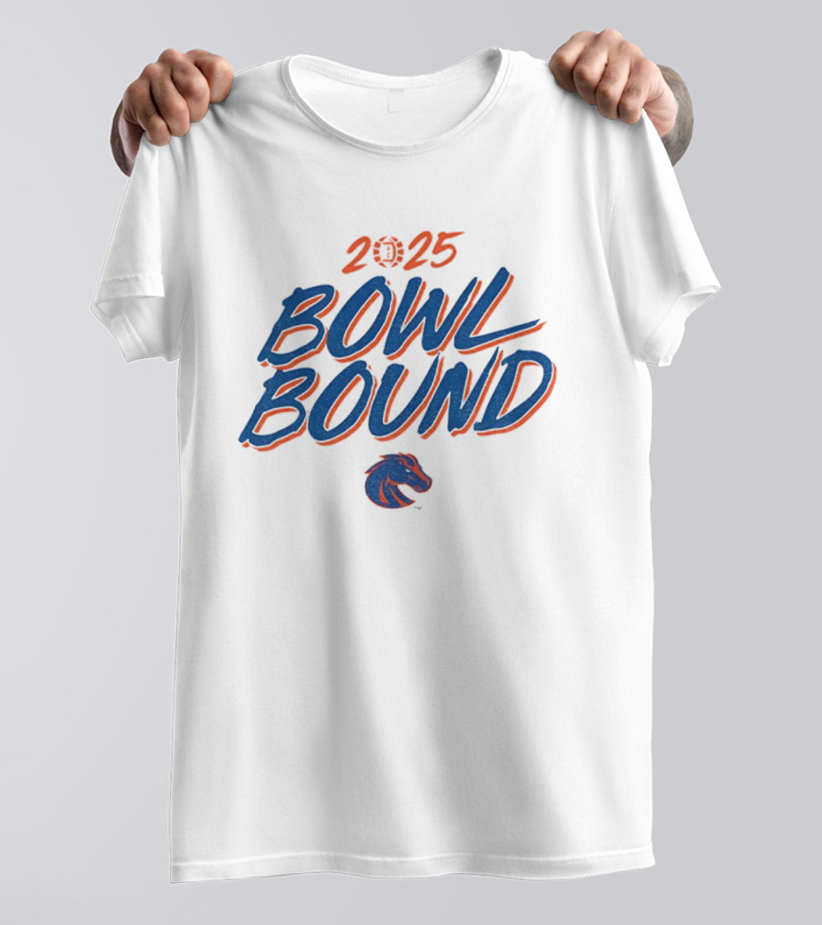 Boise State Broncos Bowl Bound 2025 Football NFL T-Shirt