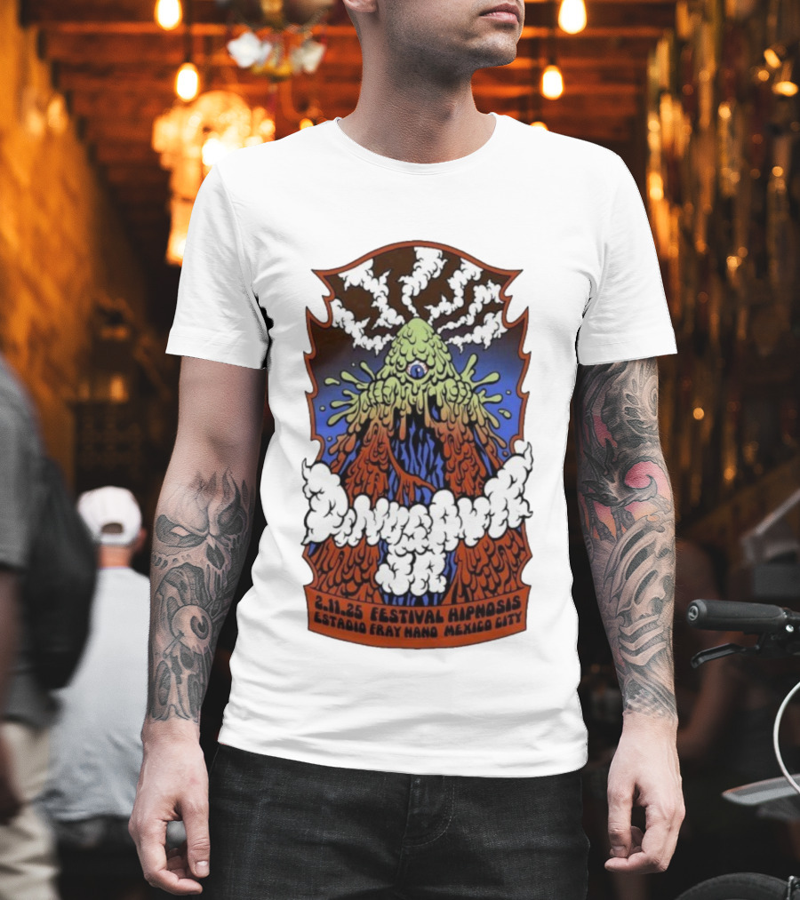 Dinosaur Jr. Festival Hipnosis 2025 Estadio Fray Nano Mexico City 2.11.25 T-Shirt