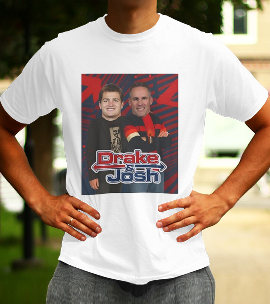 Drake And Josh New England Patriots Maye McDaniels Caricature T-Shirt