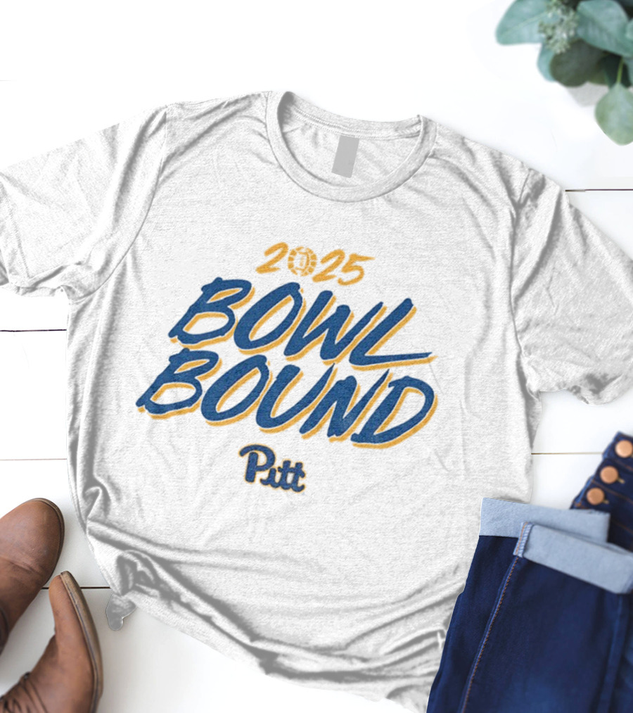 Pittsburgh Panthers 2025 Bowl Bound Pitt Football T-Shirt