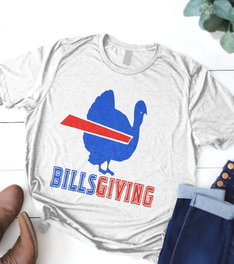 Billsgiving 2025 Turkey Buffalo Bills Thanksgiving NFL Football T-Shirt