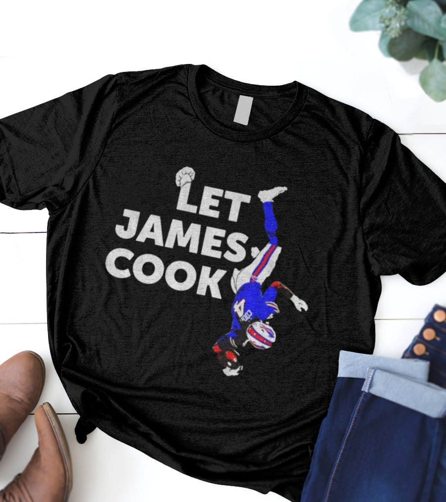 Let James Cook Football Buffalo Bills NFL Mafia Fan T-Shirt