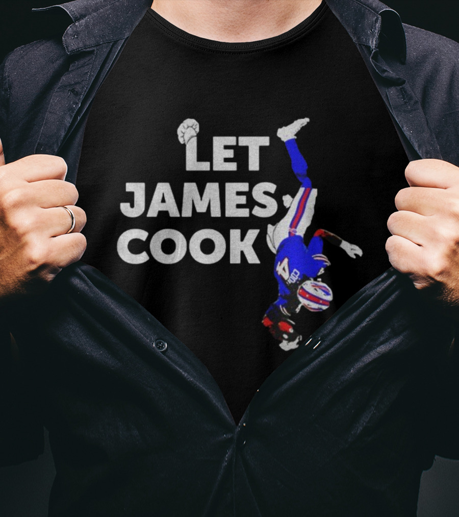 Let James Cook Football Buffalo Bills NFL Mafia Fan T-Shirt