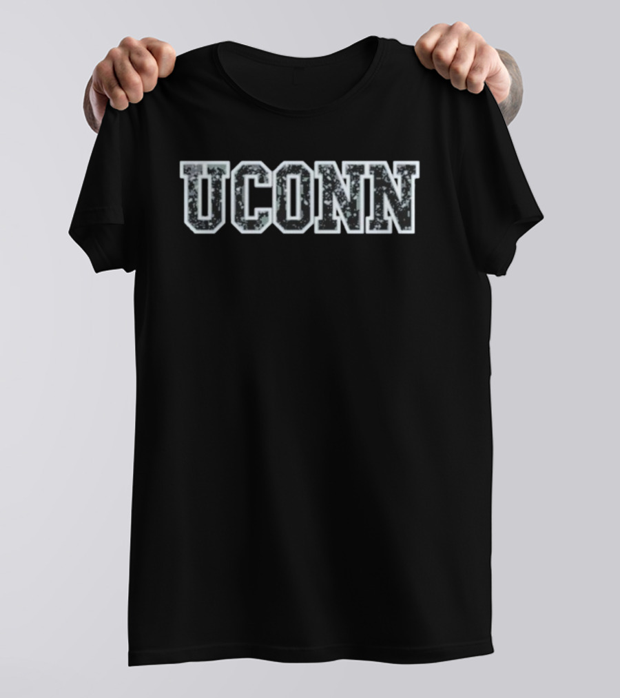 UConn Nyad Bonnie Stoll Distressed College Sports Style T-Shirt