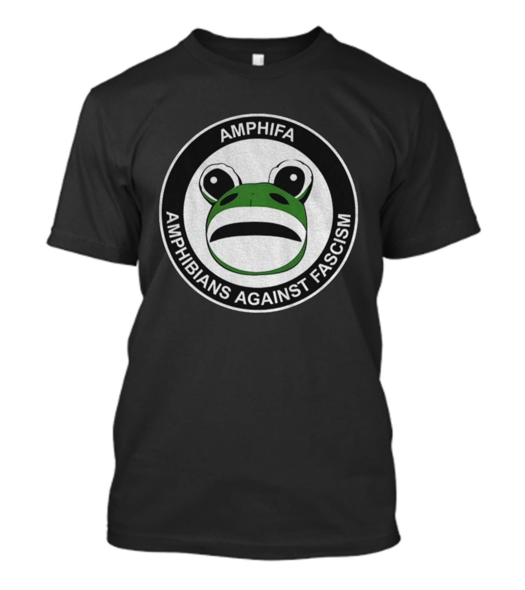 Amphifa Amphibians Against Fascism Portland Frog T-Shirt