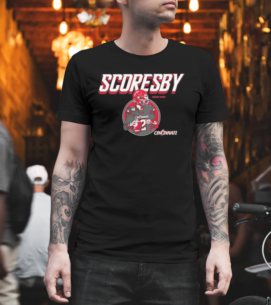 Scoresby Brendan Sorsby Cincinnati Bearcats Football Player Number 12 T-Shirt