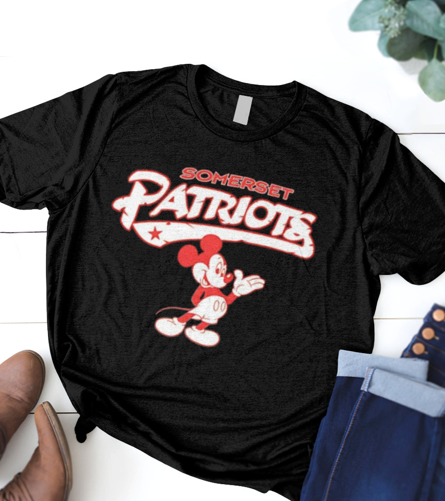 Somerset Patriots Mickey Mouse T-Shirt