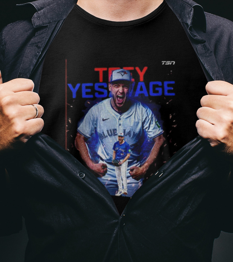 Trey Yesavage Blue Jays World Series Rookie Record 12 Strikeouts T-Shirt