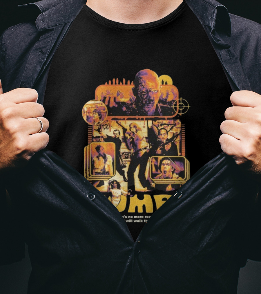 Zombi Classic Horror When There’s No More Room In Hell The Dead Will Walk The Earth T-Shirt