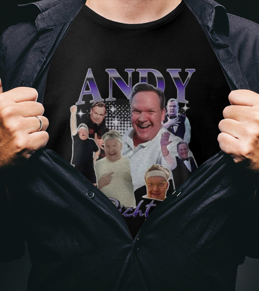 Andy Richter Collage Variety Expressions Laughter And Performance T-Shirt