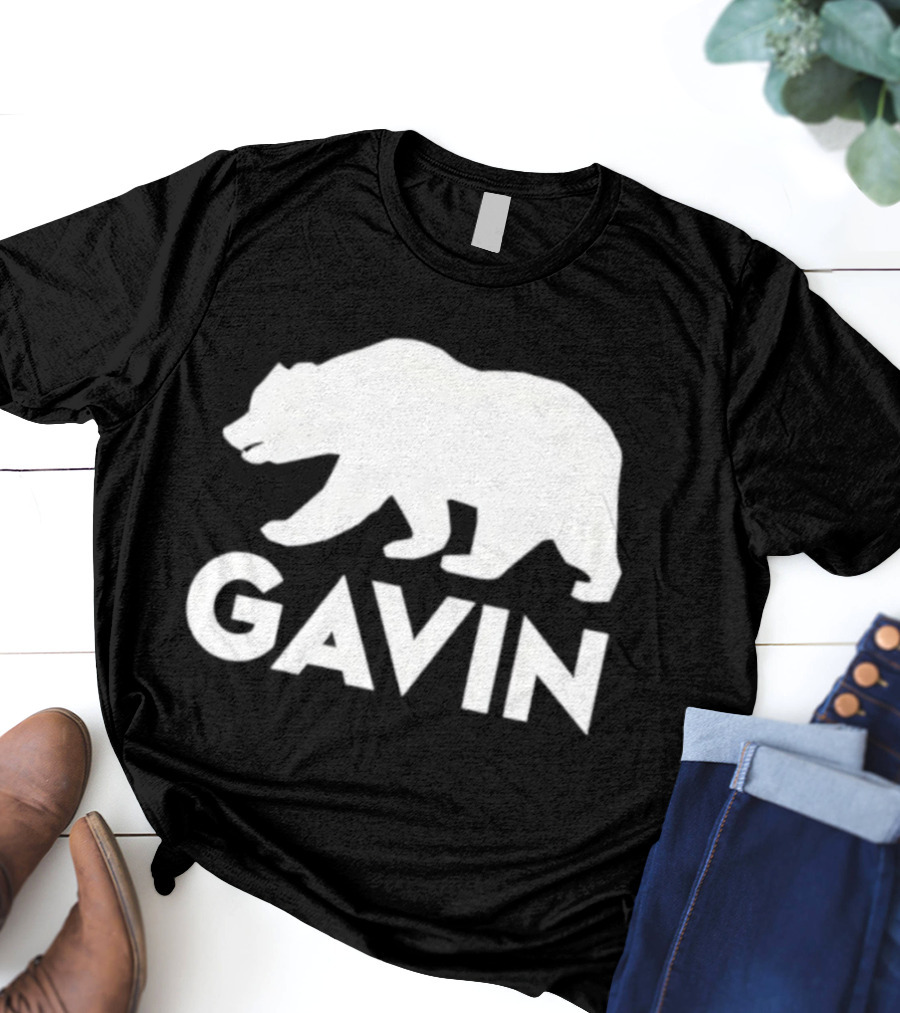 Gavin Newsom Bear California Symbol T-Shirt