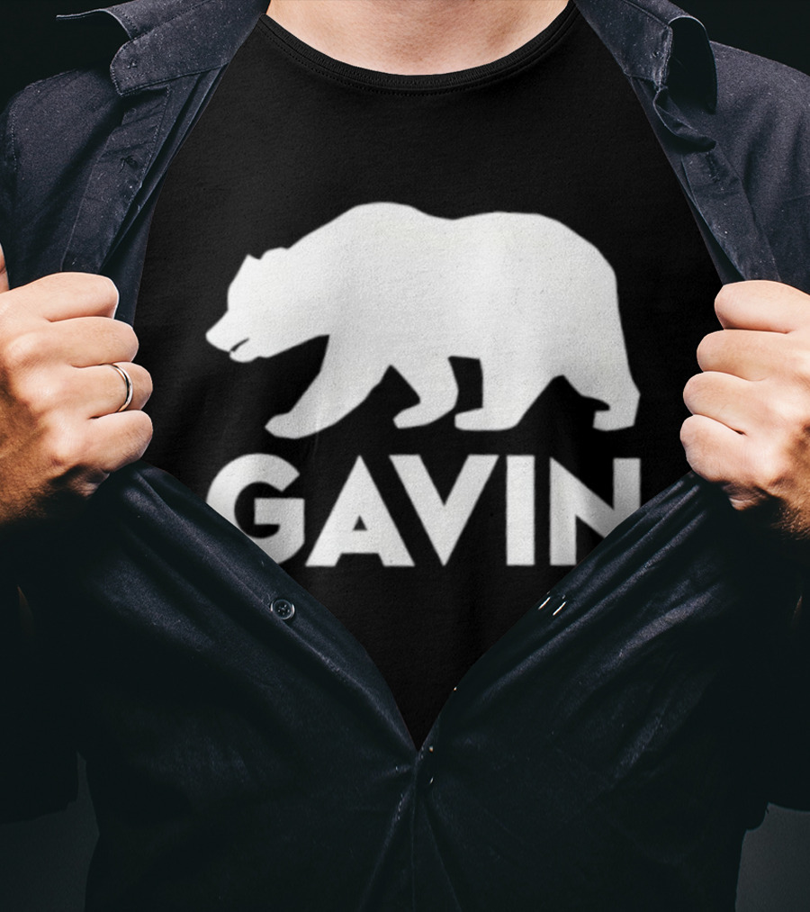 Gavin Newsom Bear California Symbol T-Shirt