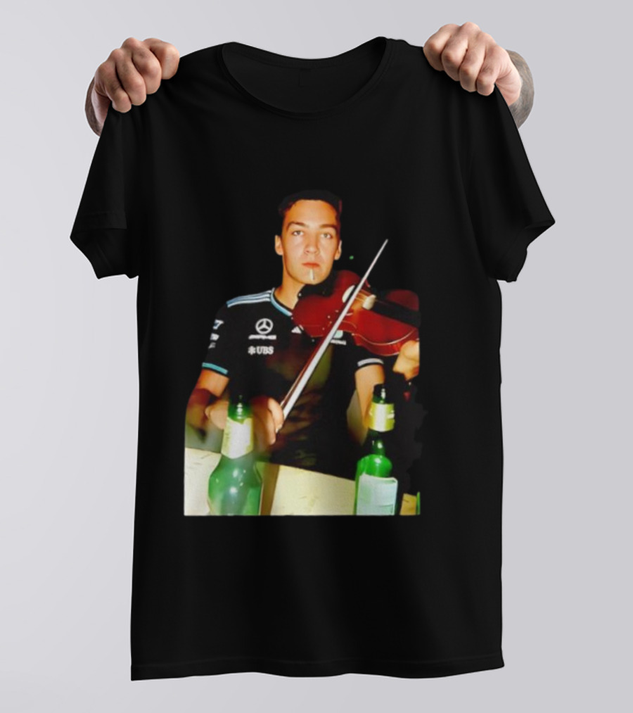 Mercedes George Russell Violin UBS Racing Team T-Shirt
