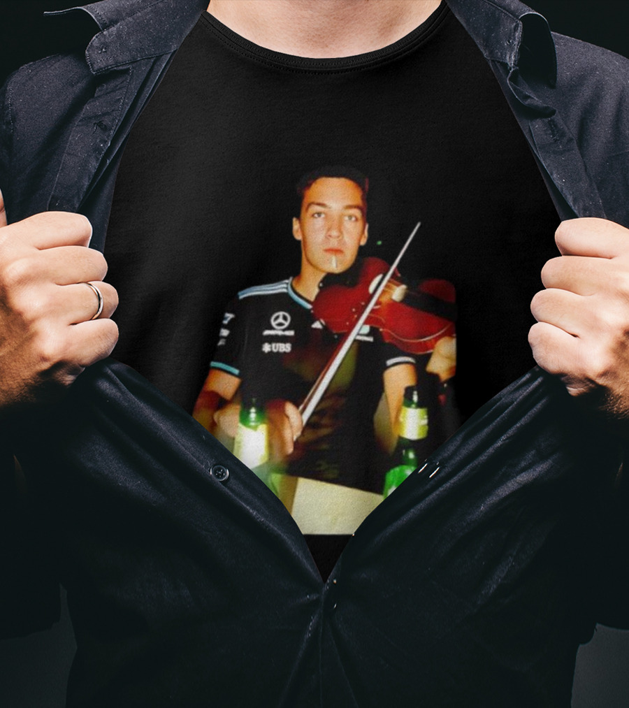 Mercedes George Russell Violin UBS Racing Team T-Shirt