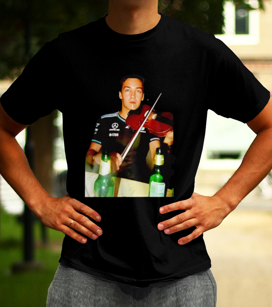 Mercedes George Russell Violin UBS Racing Team T-Shirt