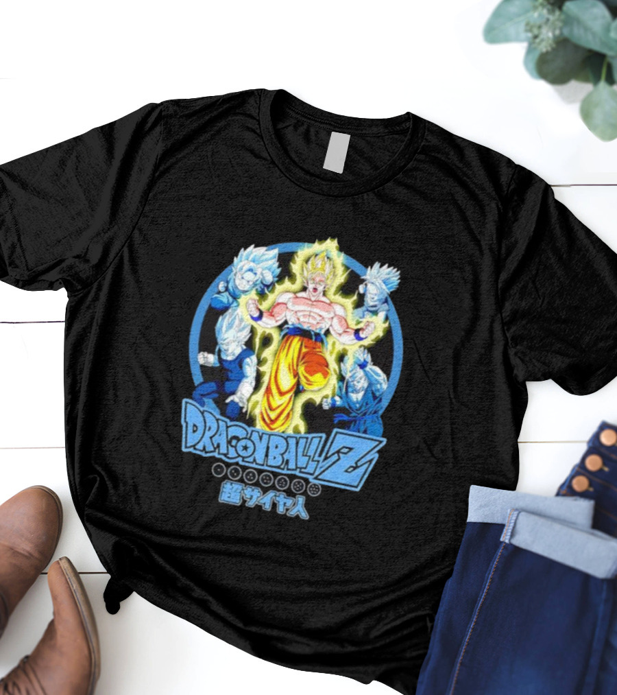 Dragon Ball Z Goku Super Saiyan Transformations T-Shirt