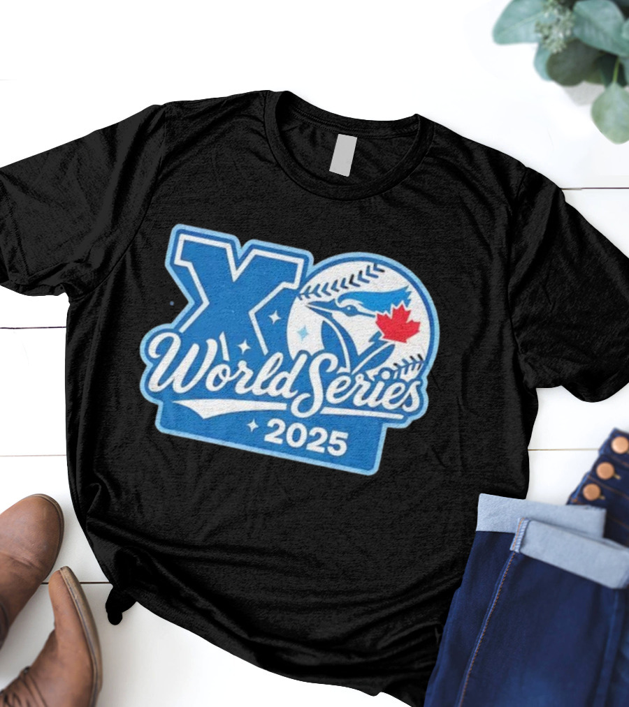Toronto Blue Jays XO World Series 2025 Vintage Baseball Music Collab T-Shirt