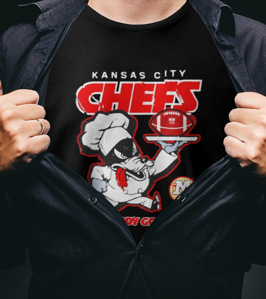 Kansas City Chefs Everybody Gotta Eat NFL Football 2025 T-Shirt
