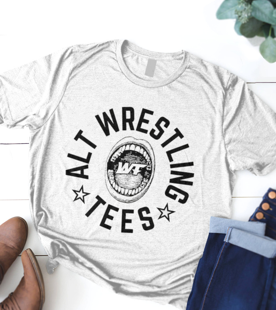 Alt Wrestling Tees Skull Judge Stars T-Shirt