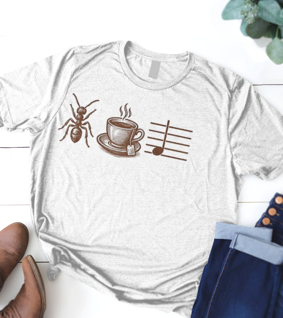 Ant Tea Note Antidote Anti Fascist Anti Ice T-Shirt