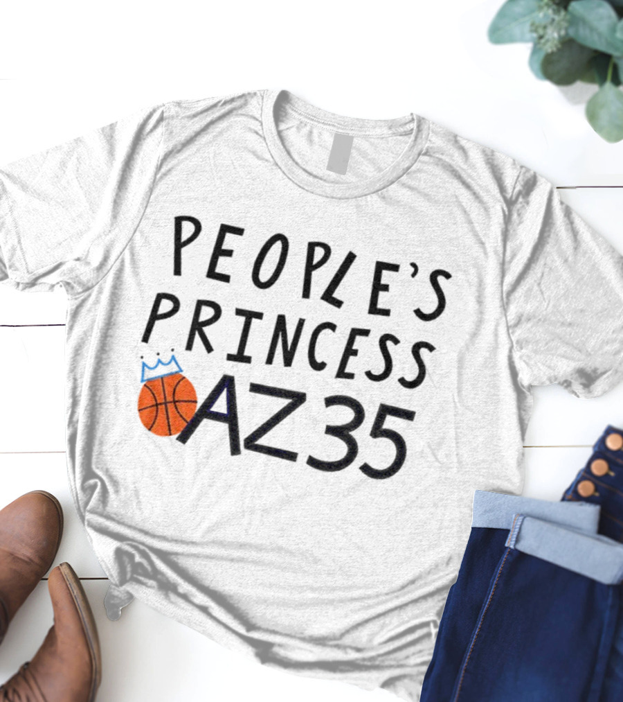 People's Princess AZ35 Crown Basketball T-Shirt