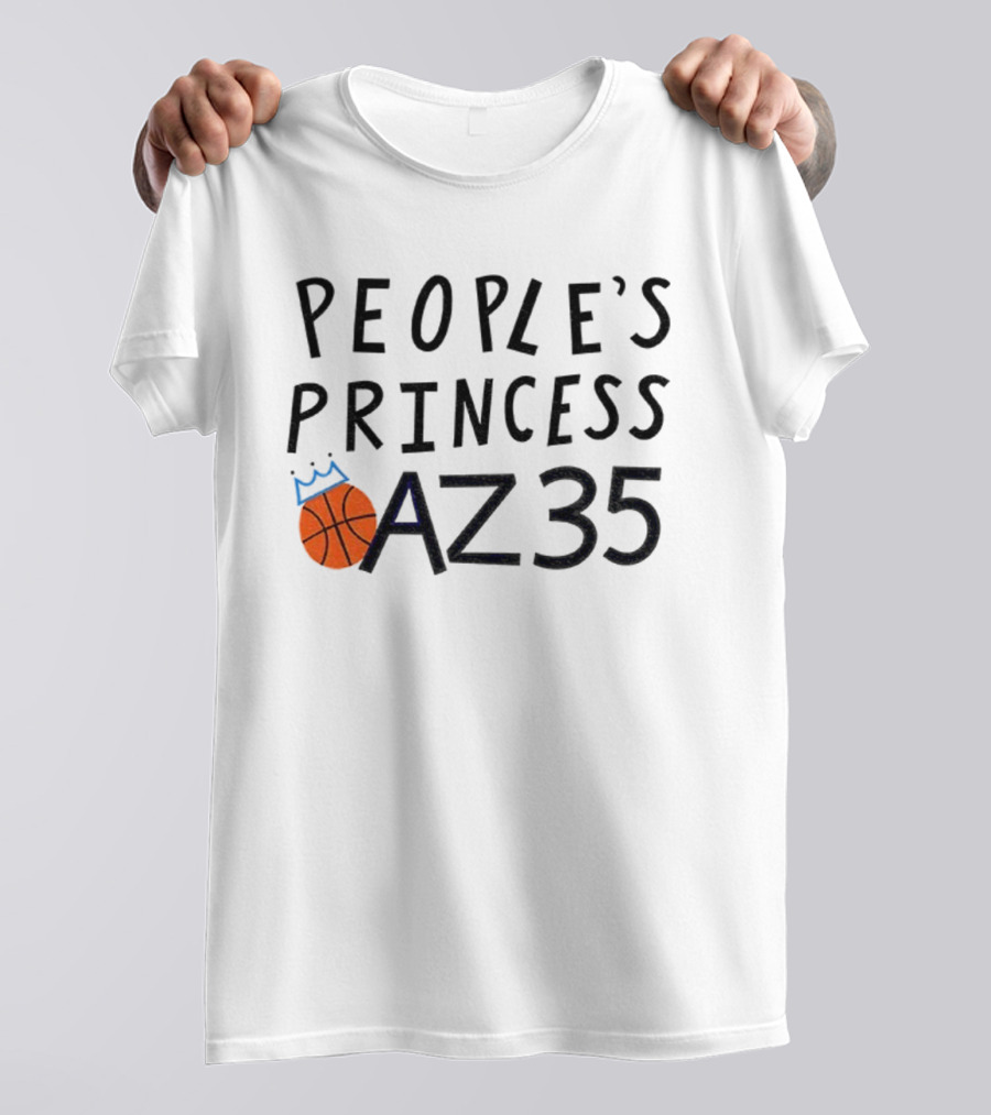 People's Princess AZ35 Crown Basketball T-Shirt