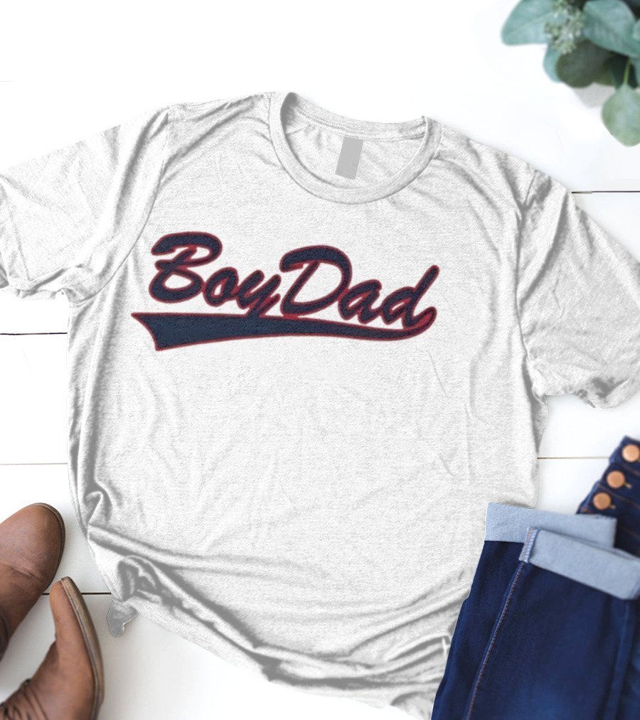 BoyDad Varsity Bold Script Style T-Shirt