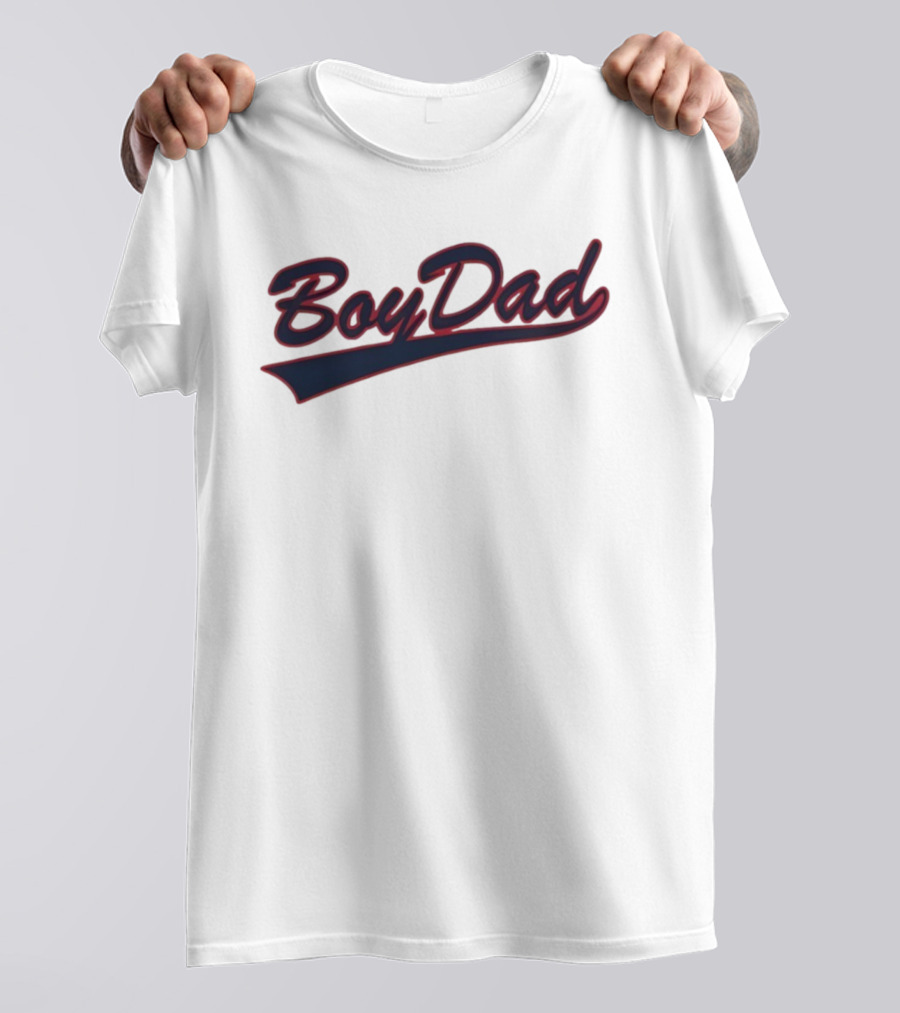BoyDad Varsity Bold Script Style T-Shirt