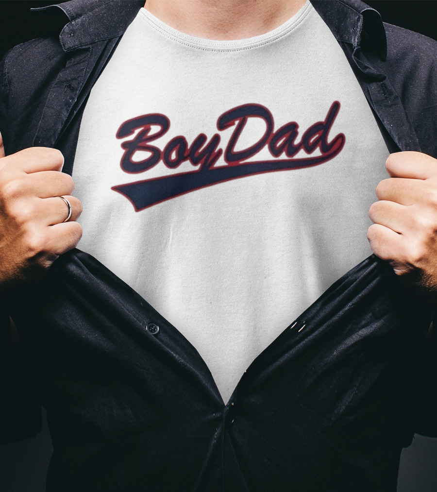 BoyDad Varsity Bold Script Style T-Shirt