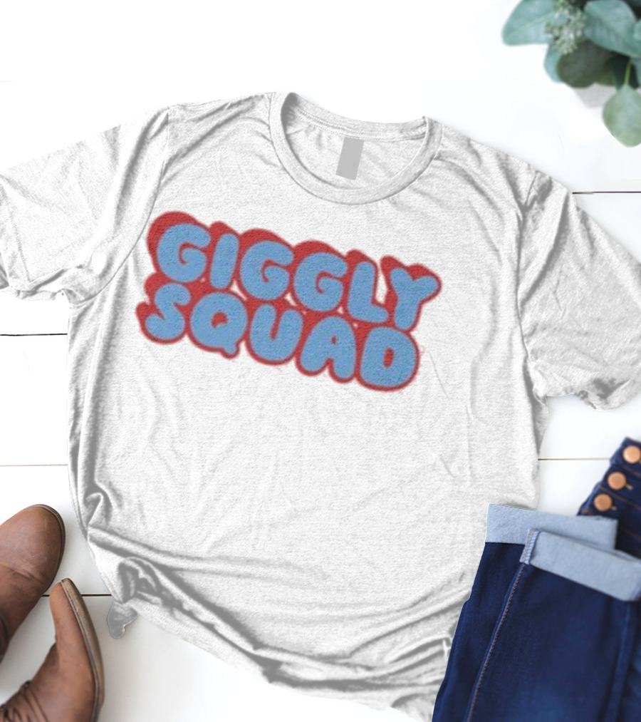 Giggly Squad Bubble Text T-Shirt