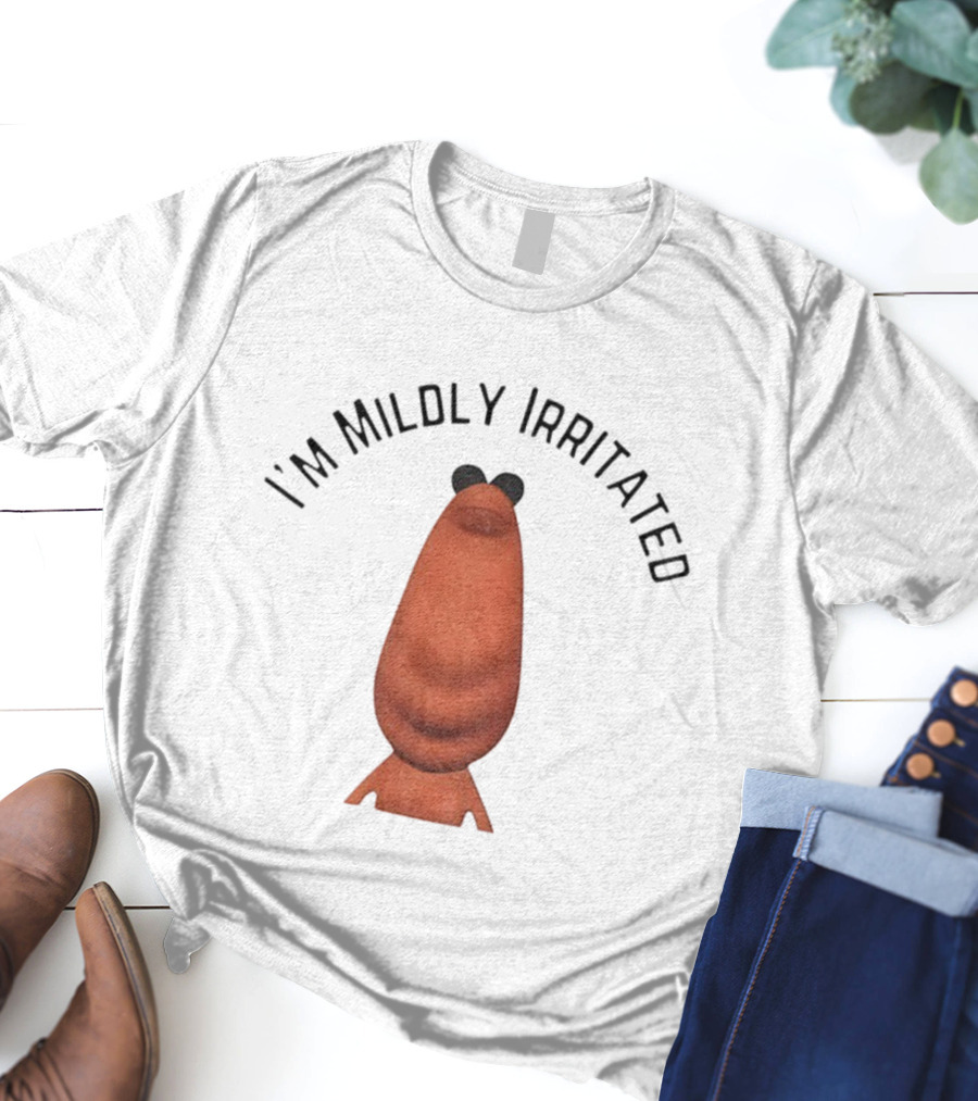 I'm Mildly Irritated Marcus The Worm Meme Funny Character T-Shirt